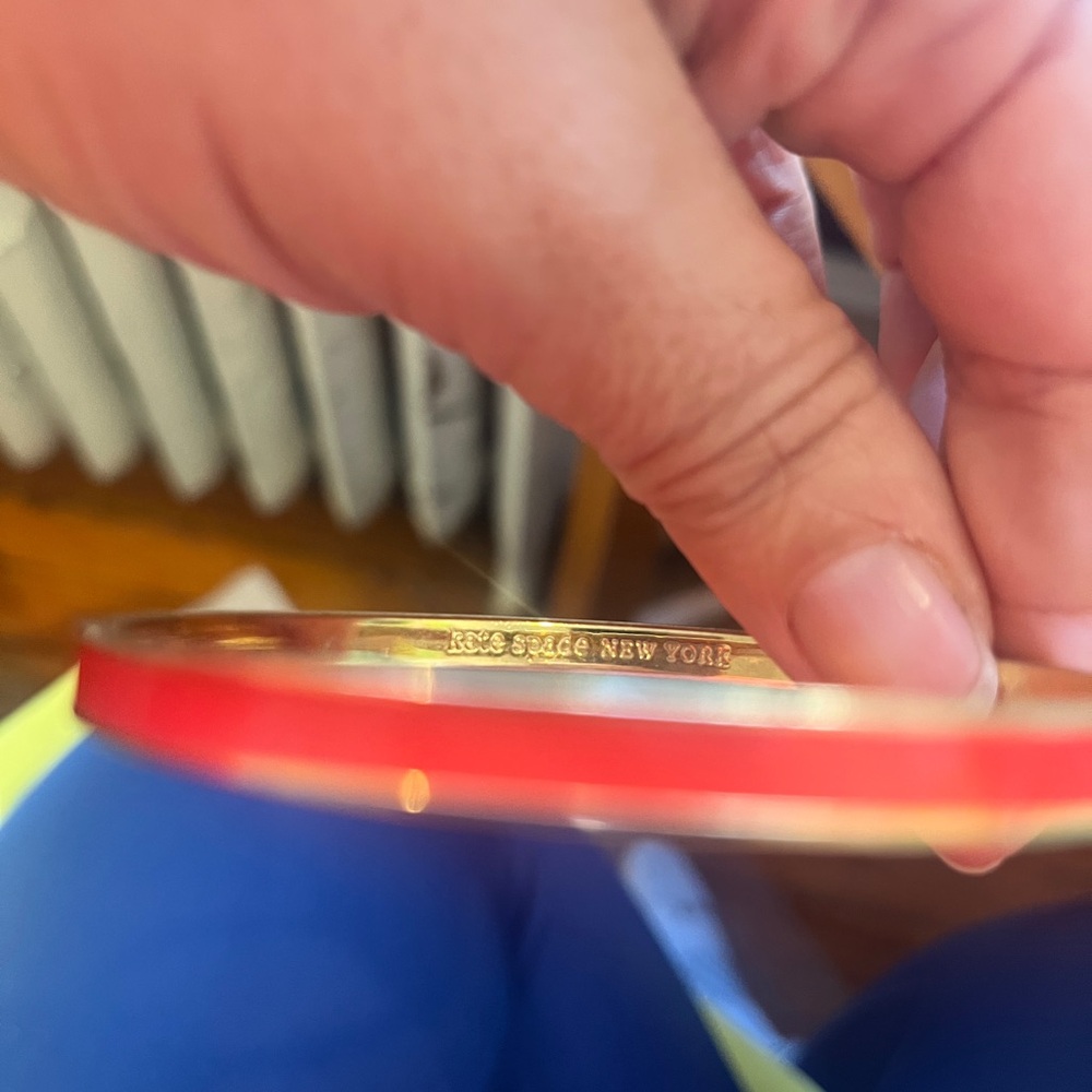 Kate Spade Gold and Red Bracelet Duo - Picture 7 of 9
